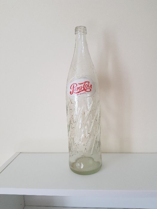 Stara szklana butelka Pepsi Cola z PRL 1 litr