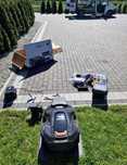 Montaż robotów koszących . Robot husqvarna,  Landroid worx