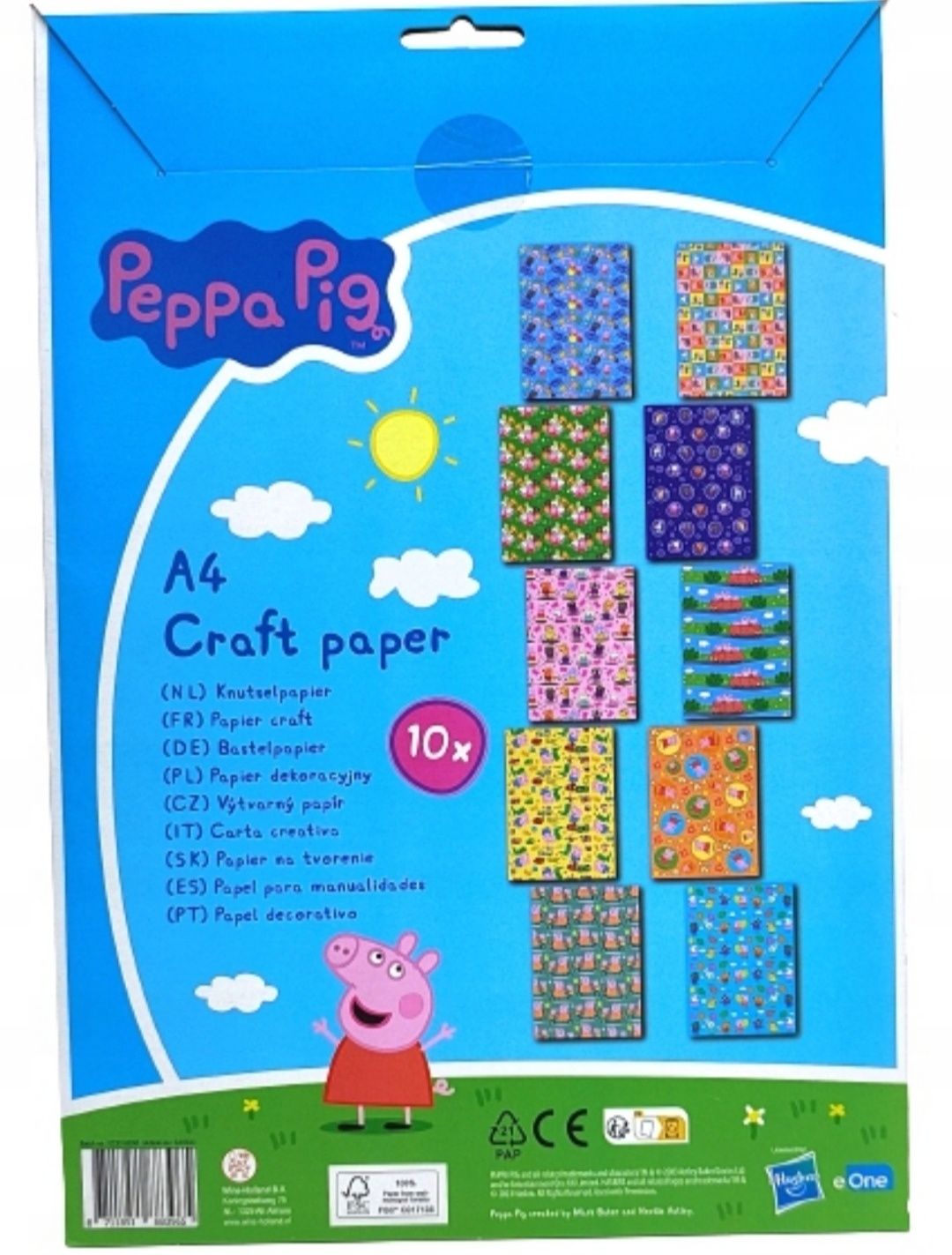 Papier dekoracyjny świnka pepe