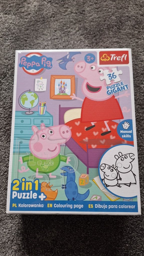 Nowe puzzle Świnka Peppa gigant