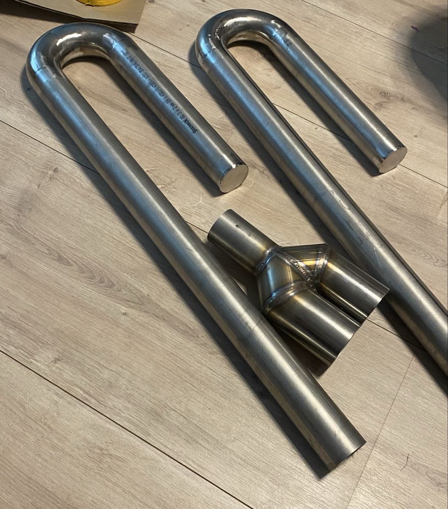 Końcówki wydechu na wymiar downpipe przelot bmw muffler delete