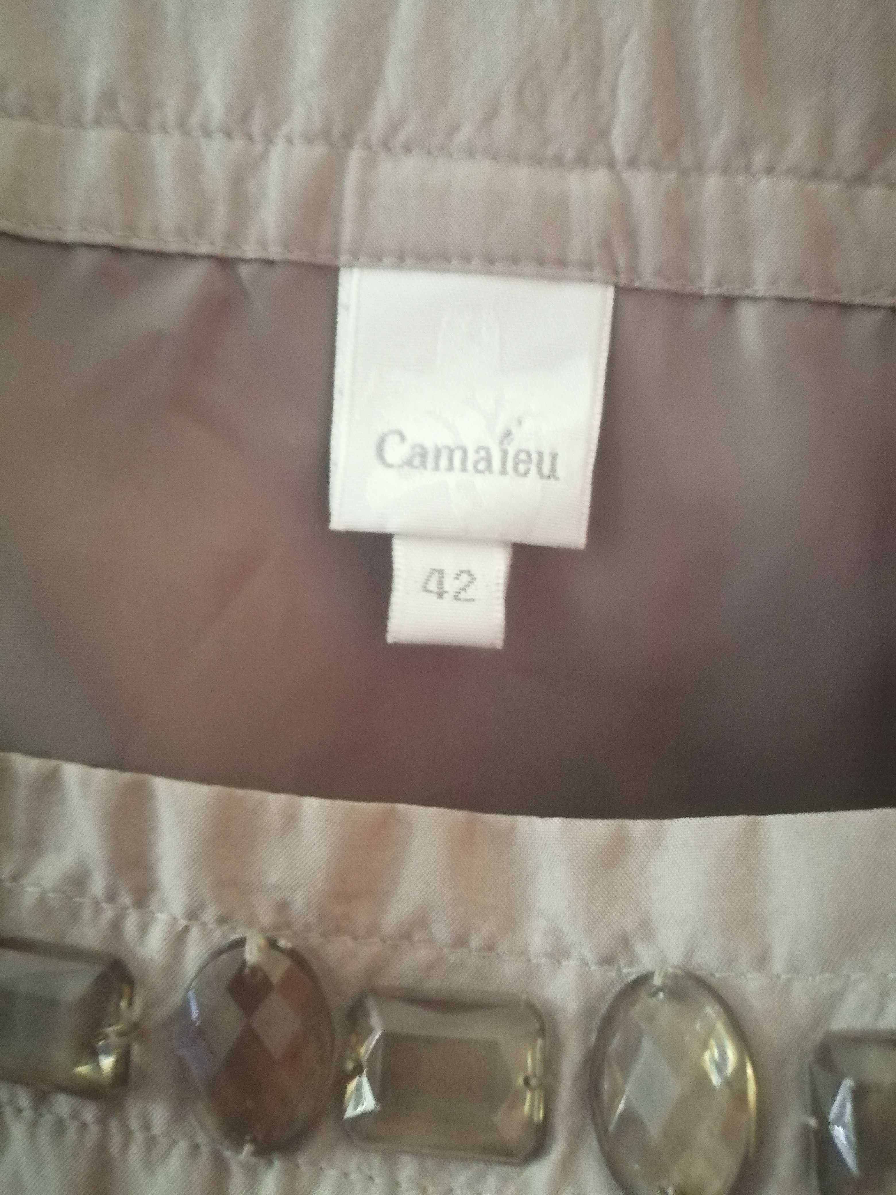 Top bluzka jedwabna Camaieu 42
