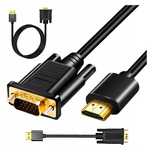 Kabel Konwerter HDMI Na VGA 920 x 1080 60 Hz 1080p Full HD