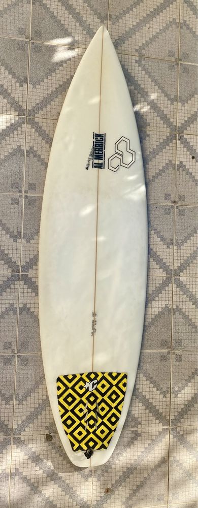 Prancha de surf al merrick 6,0 com quilhas,capa e leash