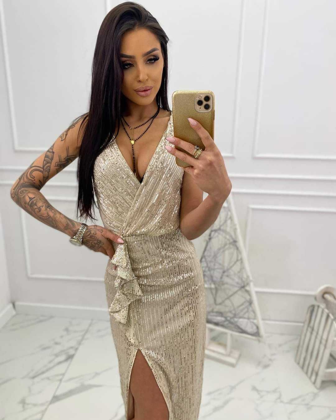 Sukienka roz S M i L