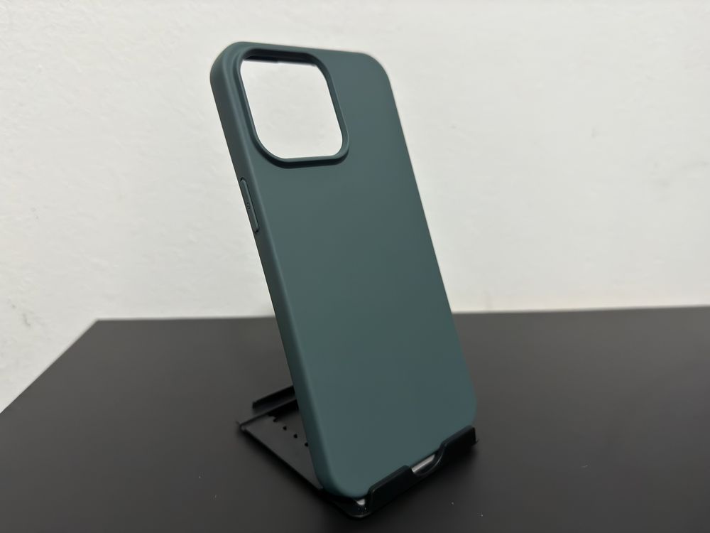 Capa Verde Escura Silicone MagSafe iPhone 15 Pro Max