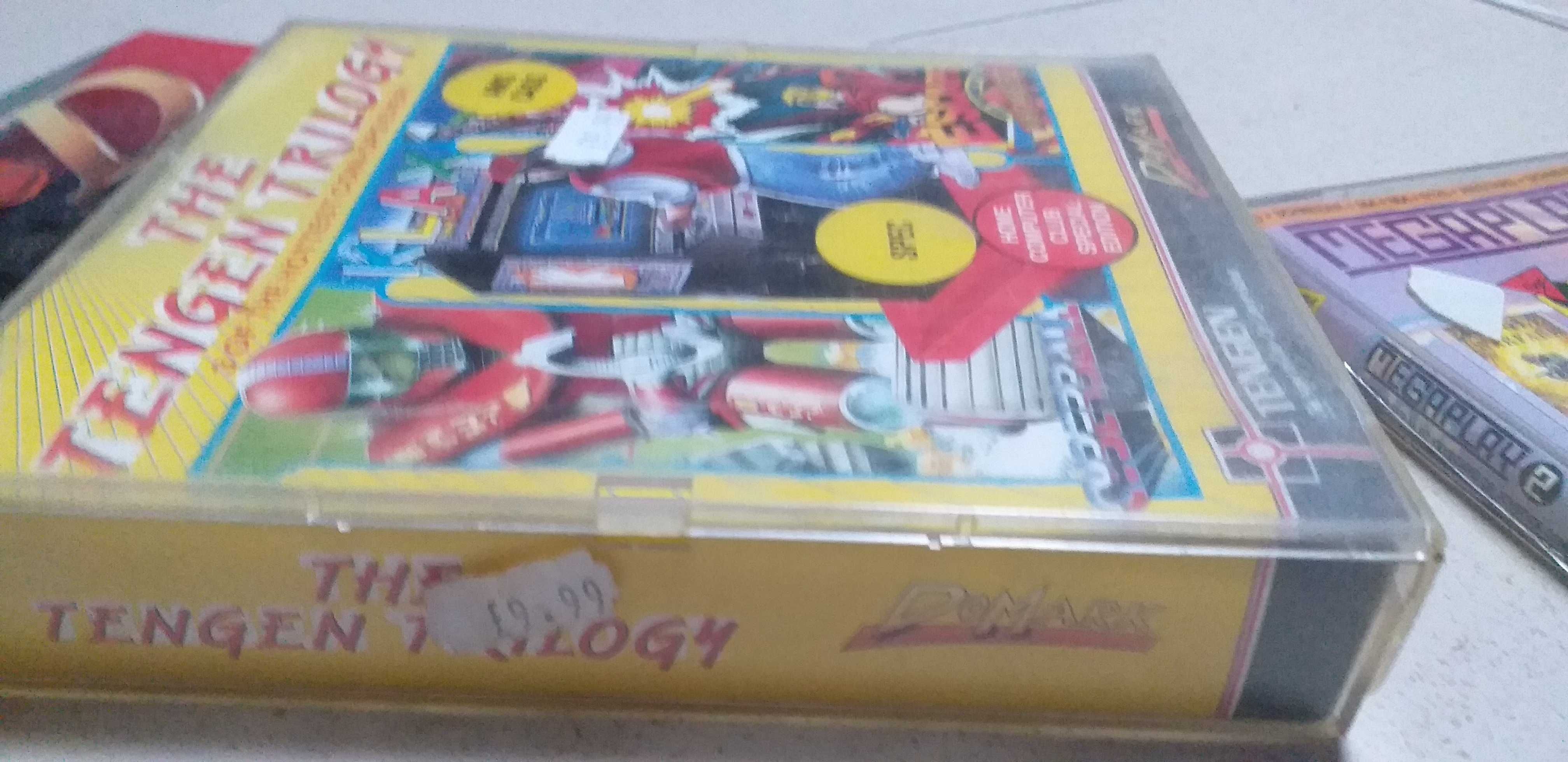 3 jogos ZX Spectrum numa compilação TENGEN dos anos 80 conteúdo selado