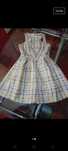 Vestido dourado e azul,com brilhos,novo