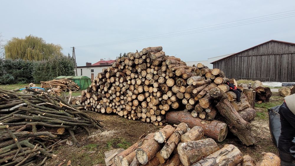 Drewno opałowe kominkowe jabłoń brzoza osika sosna mix liściasty