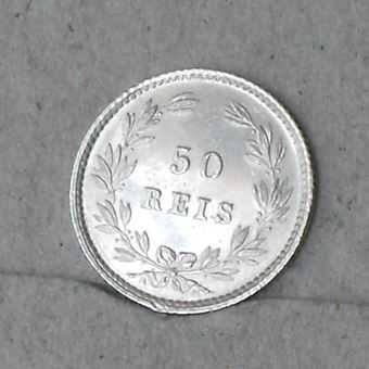 Portugal 50 reis 1876 - soberba- olx X10785