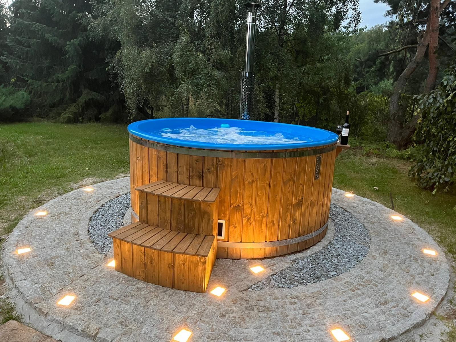 BALIA duża XXL 220cm OD RĘKI BANIA  jacuzzi termo FULL OPCJA