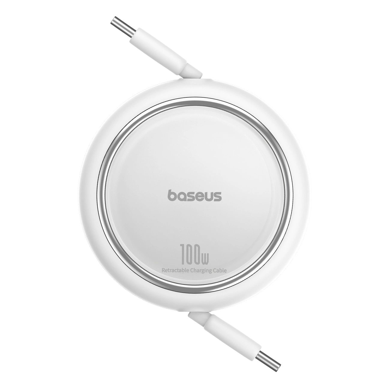 Kabel Wysuwany Baseus Free2Draw Mini Usb-C - Usb-C 100W 1M - Biały