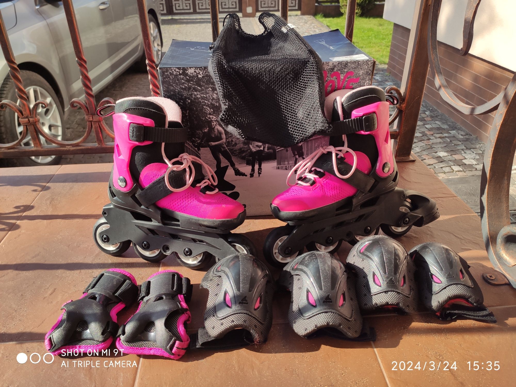 Ролики для дівчинки Rollerblade, розмір 28-32