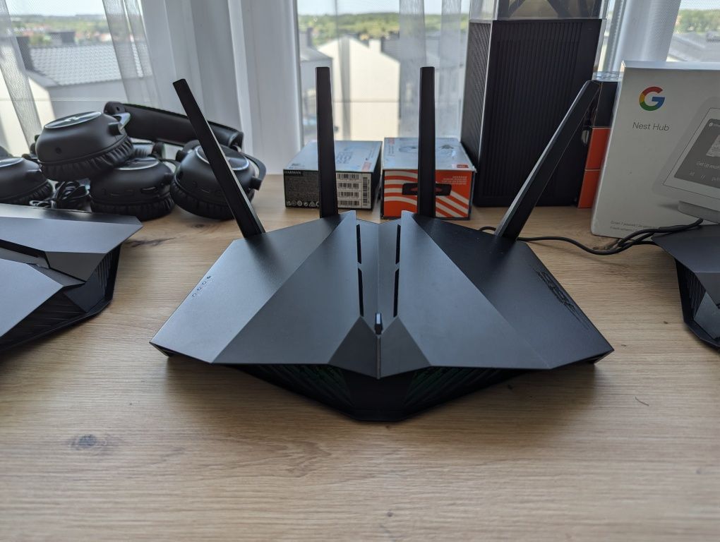 Маршрутизатор роутер ASUS AX82U WAN DSL AX5400 Wifi 6  AIMesh Gaming r