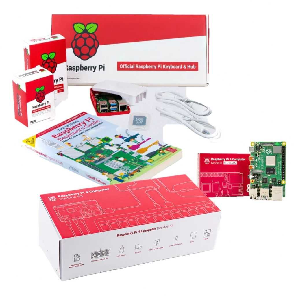 Raspberry Pi 4 Computer Desktop Set