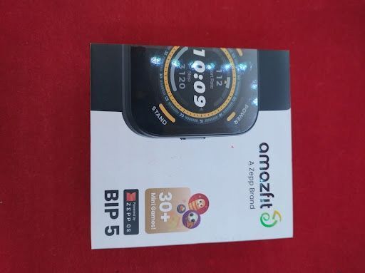 smartwatch amazfit bip 5 czarna opaska dla sportowców bpm design