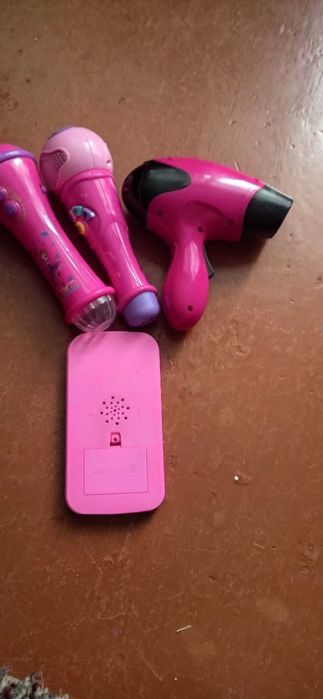 Музыкальный игрушечный микрофон , игрушка -телефон , игрушка фен