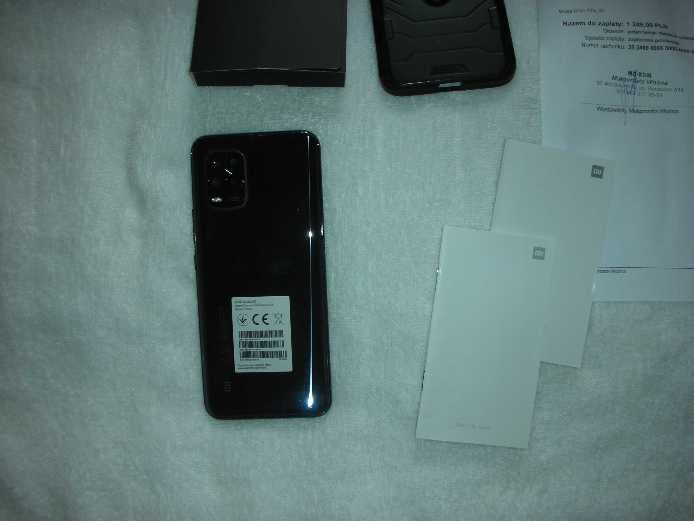 Xiaomi MI Note LTE 5G 6/64GB Cosmic -sierpień 2021r B.Dobry stan