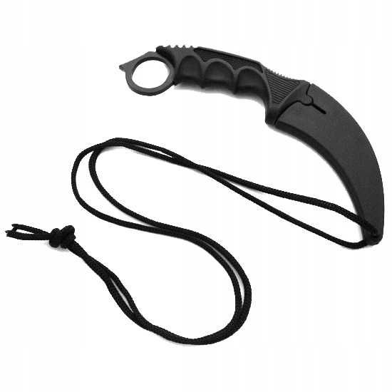 NÓŻ KARAMBIT CS:GO czarny N-062A Pazur Neck
