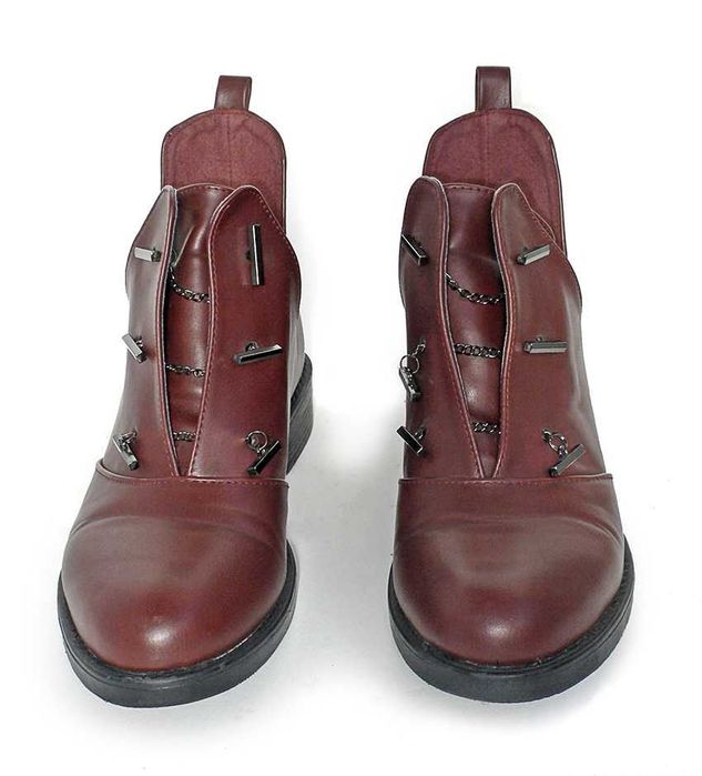 Туфли женские бардовые