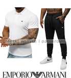 Armani koszulka polo + spodnie męskie M do 2xl logo wyszywane