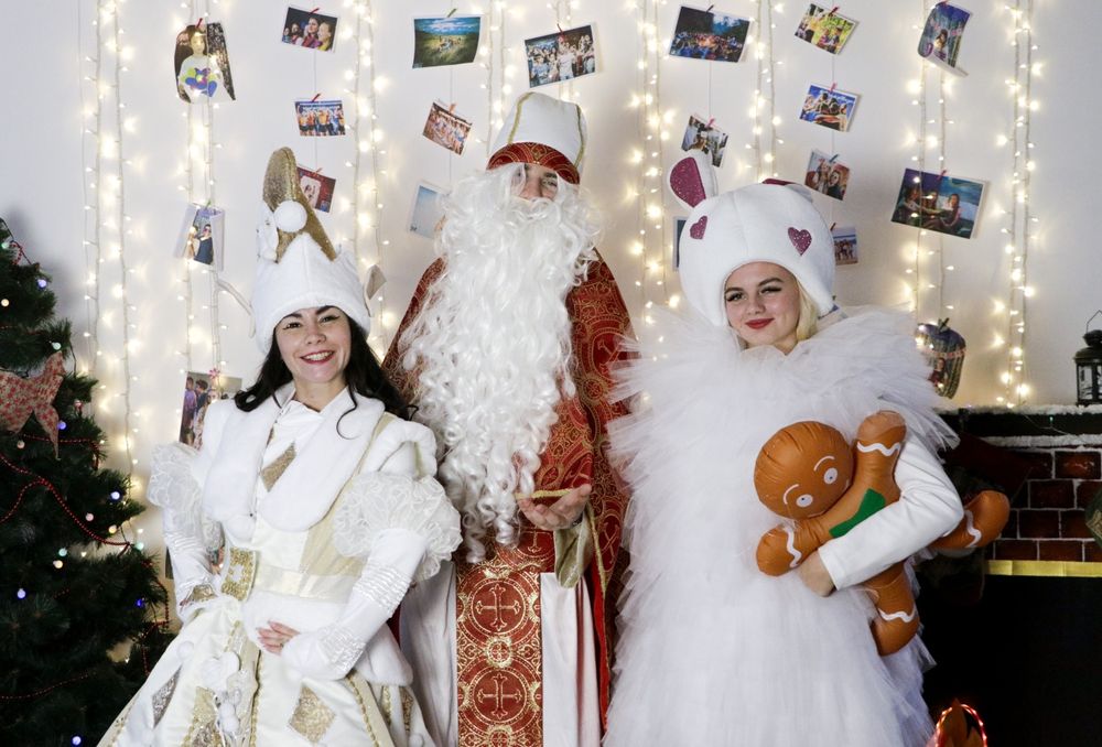 Миколай, Санта, новорічні свята і дні народження.  Аніматори і шоу