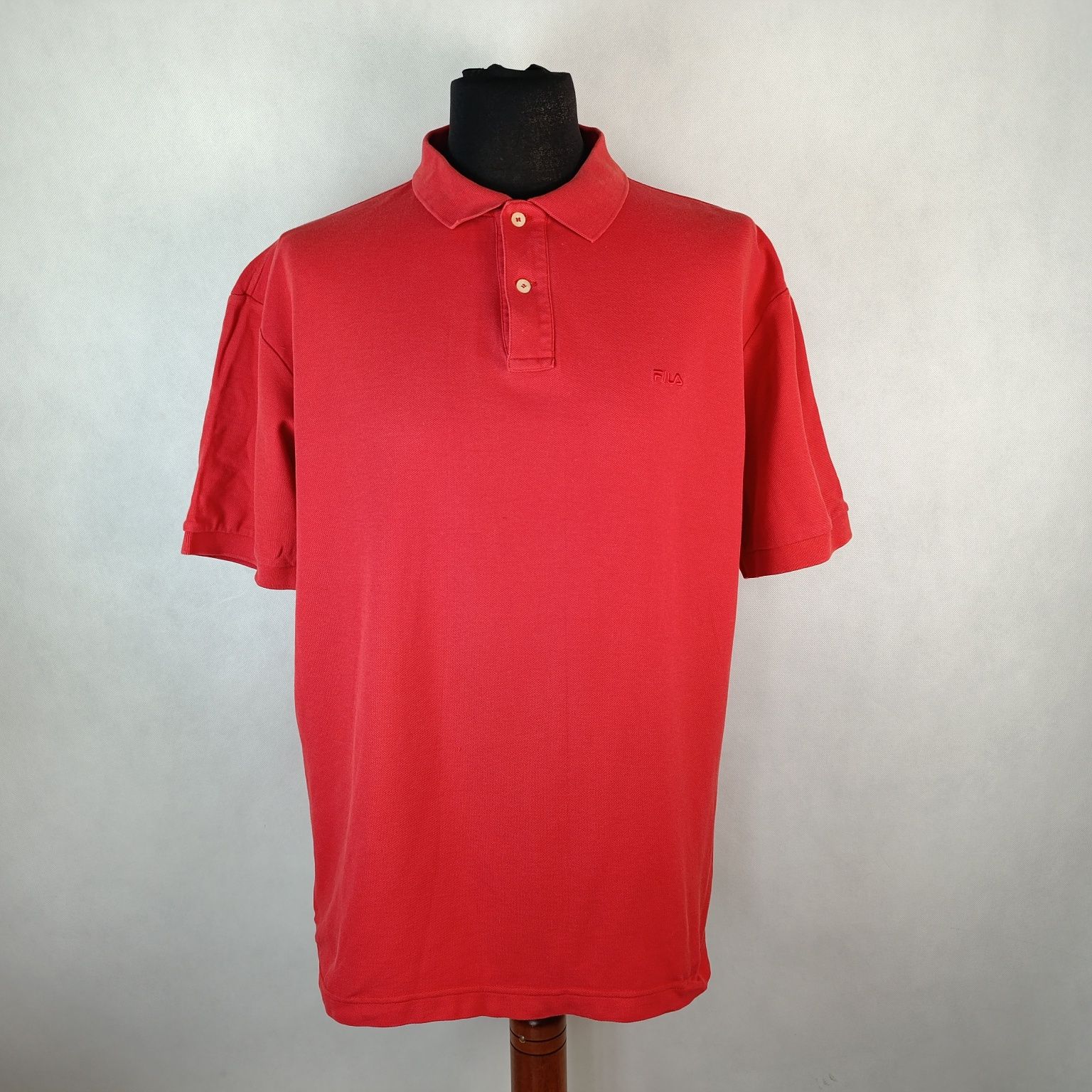 Koszulka Polo Czerwona Fila Męska XL
