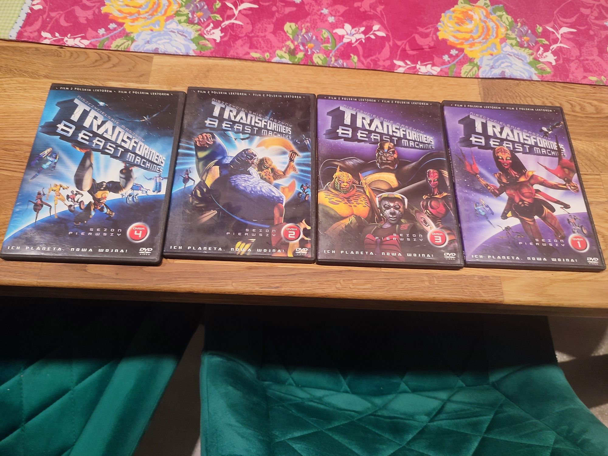 Transformers  4 x DVD bajki dla dzieci i nie tylko