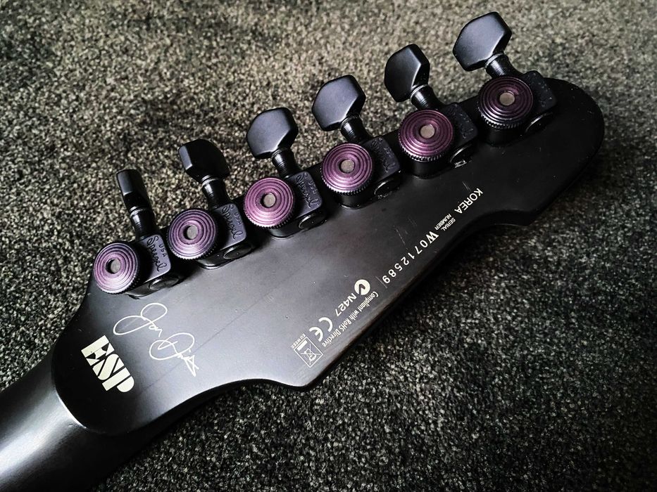ESP LTD JD-600 Jon Donais Signature See Thru Black Satin 2007