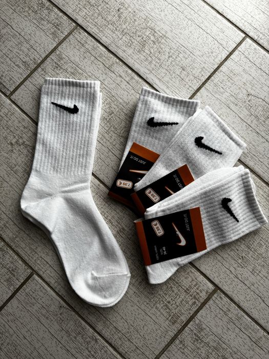 •	Хіт! Білі жіночі шкарпетки 100% бавовна — супер якість