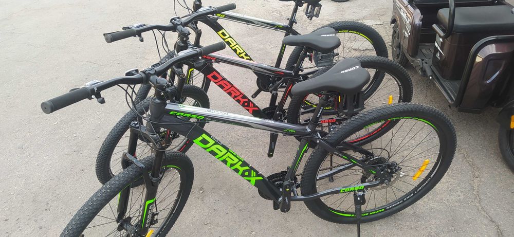 Алюминиевый велосипед Corso «Dark-X» 29", на промах, на Shimano