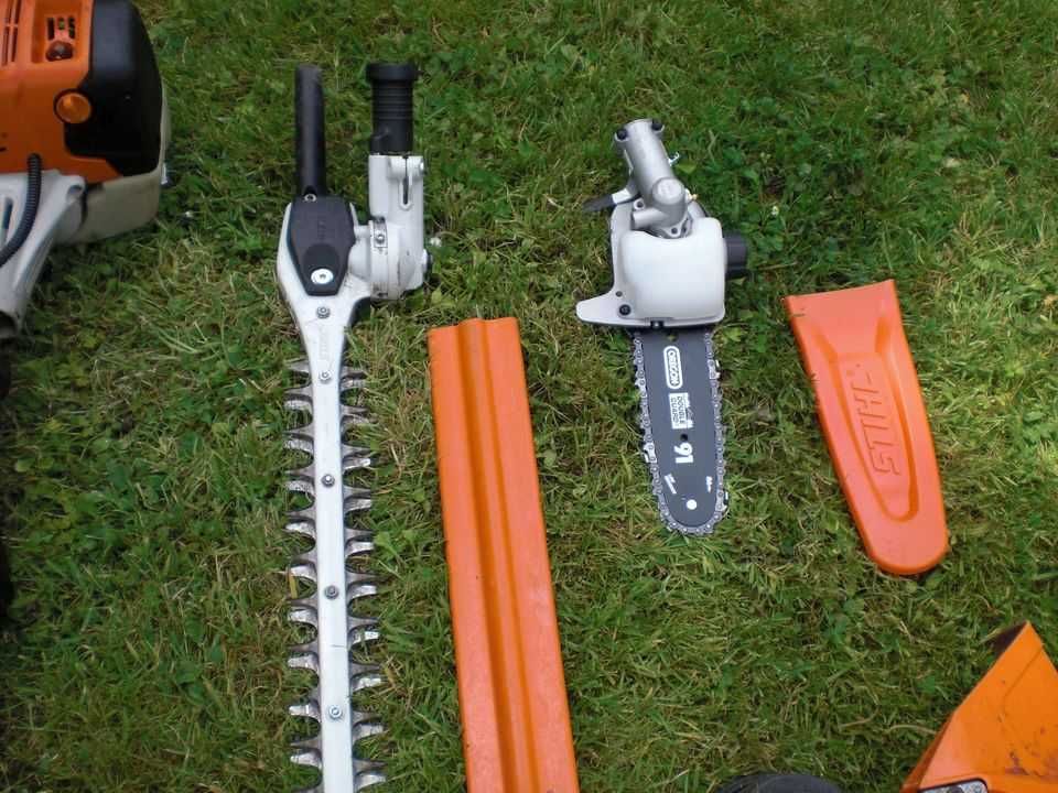 Stihl KM131 Combi Strimmer Nożyce do żywopłotu + dodatki