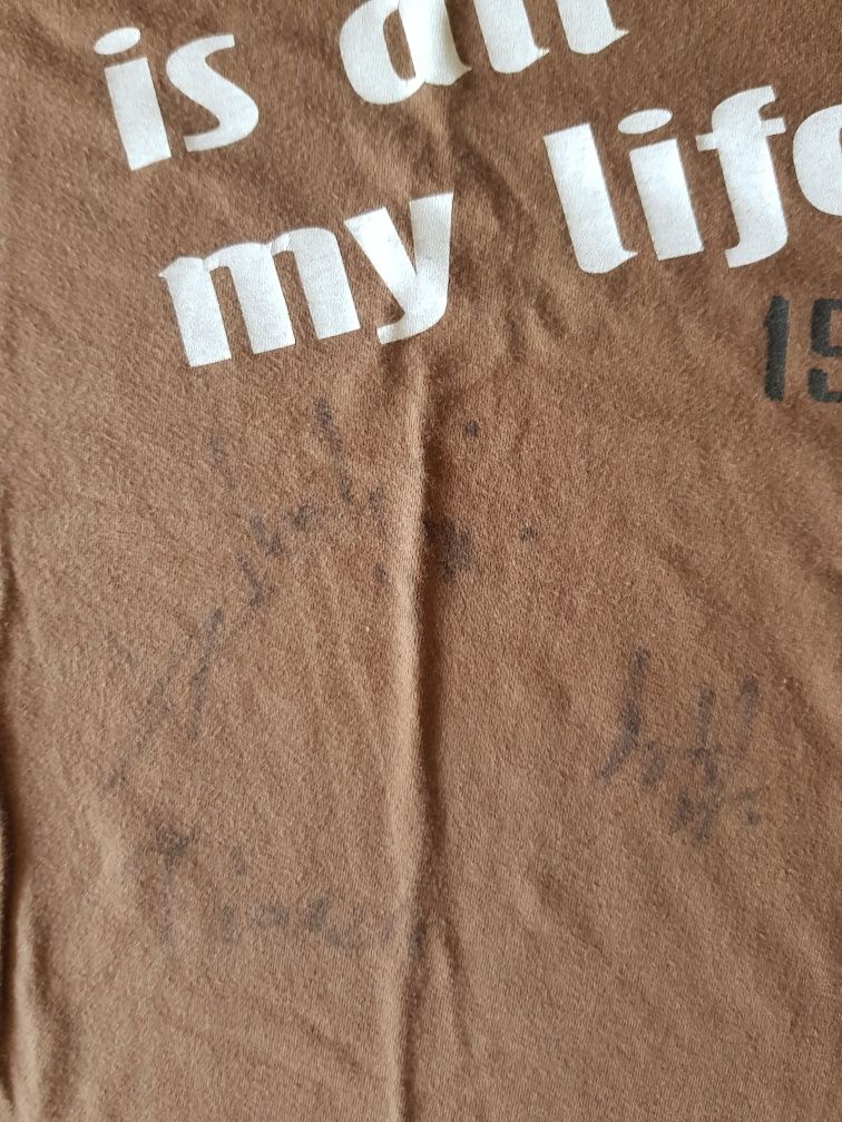 Koszulka Zagłębie Sosnowiec z prawdziwymi autografami piłkarzy klubu