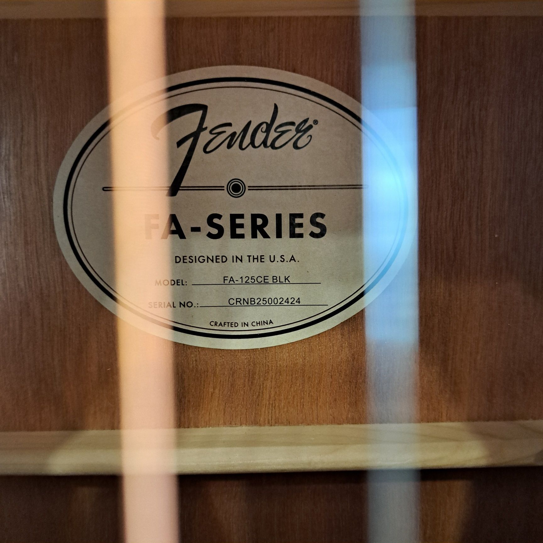 Fender FA-125CE BLK gitara elektroakustyczna
