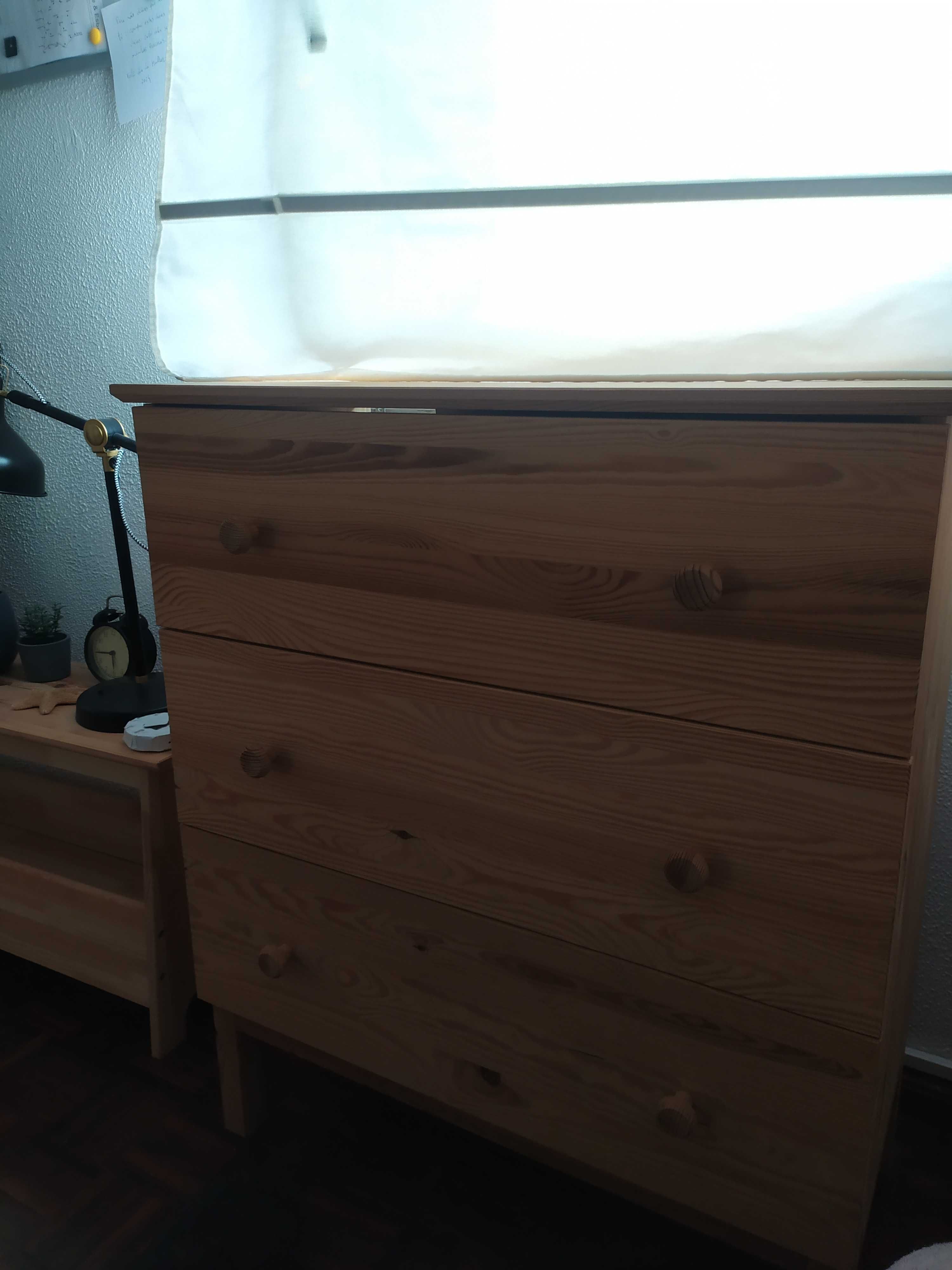 Comoda IKEA - madeira maciça pinho - descontinuada rara