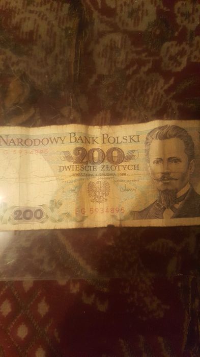 Banknot 200 zł z 1988