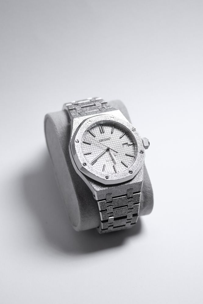 Zegarek Royal Oak Mod Frosted Kryształowy