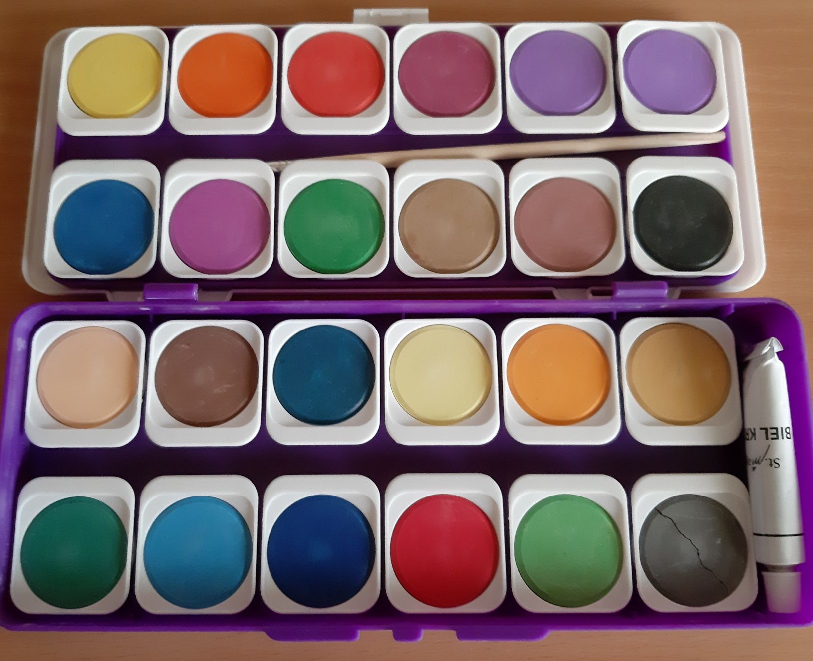 Farby wodne akrylowe 24 kolory