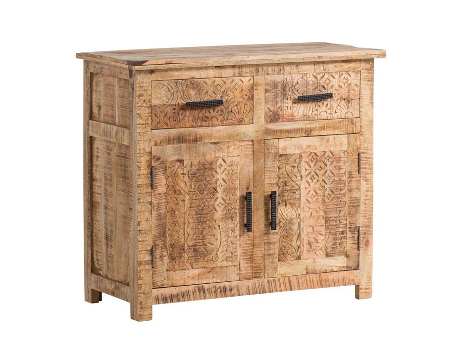 Komoda Bombay z drewna mango 90x80x42cm