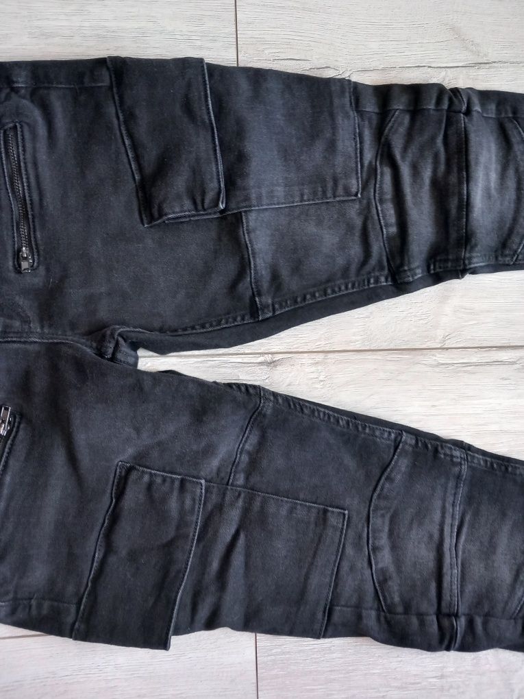 Spodnie młodzieżowe chłopięce meskie cropp jeansowe 28x32