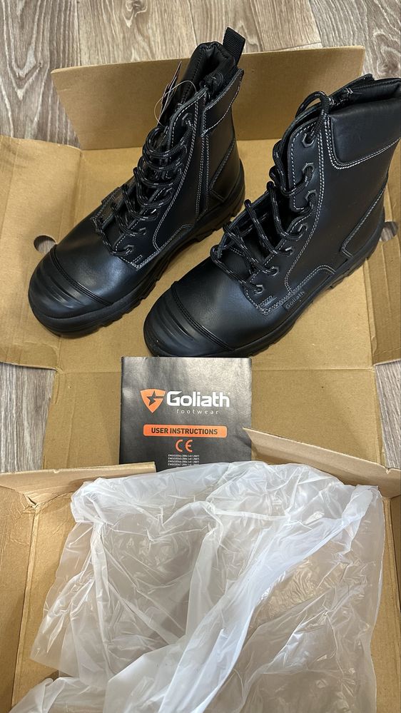 Защитные ботинки Великобритания Goliath