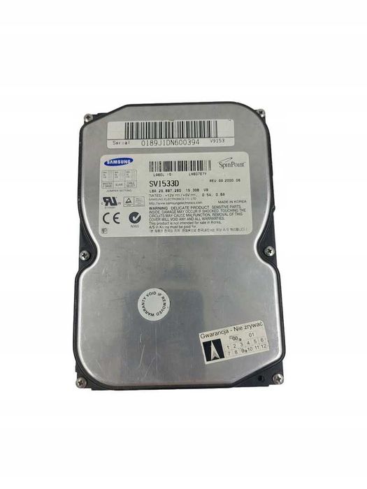 Dysk twardy Samsung SV1533D 16GB PATA (IDE/ATA) 3,5"