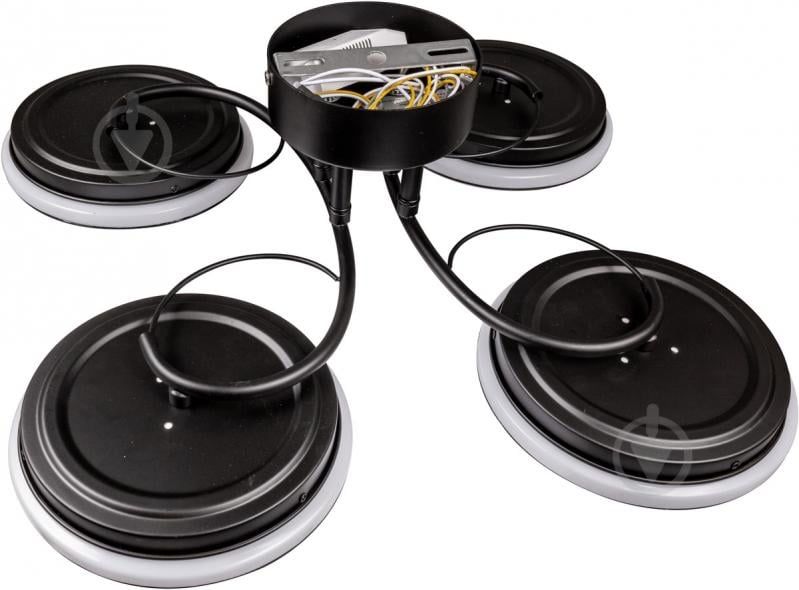 Люстра світлодіодна Светкомплект Deco M480 4x16 Вт чорна