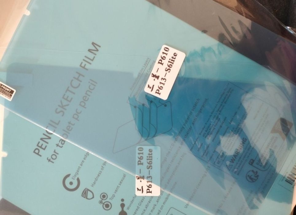 2 Películas protetoras "Pencil Sketch Film" para Tablet Samsung S6 Lit