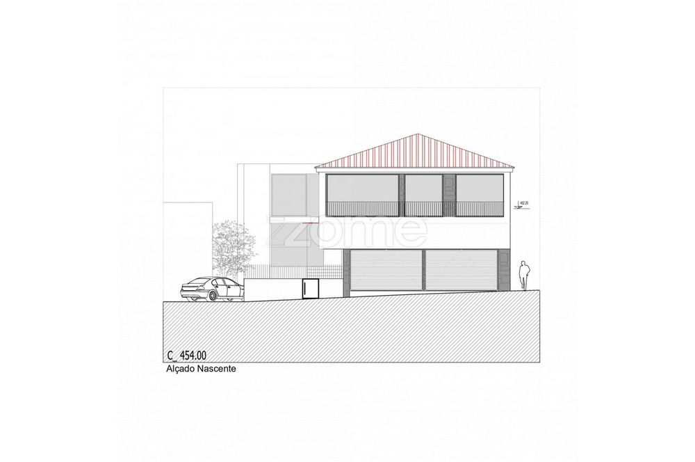 Prédio com projeto aprovado para 5 apartamentos em Folhadela Vila R...