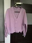 sweter kardigan Stradivarius lila S