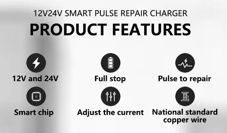 Автозарядний пристій BC-001 12V/12A 24V/6A