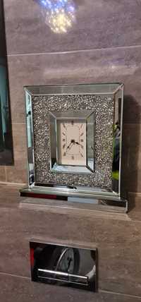 Zegar dekoracja lustro