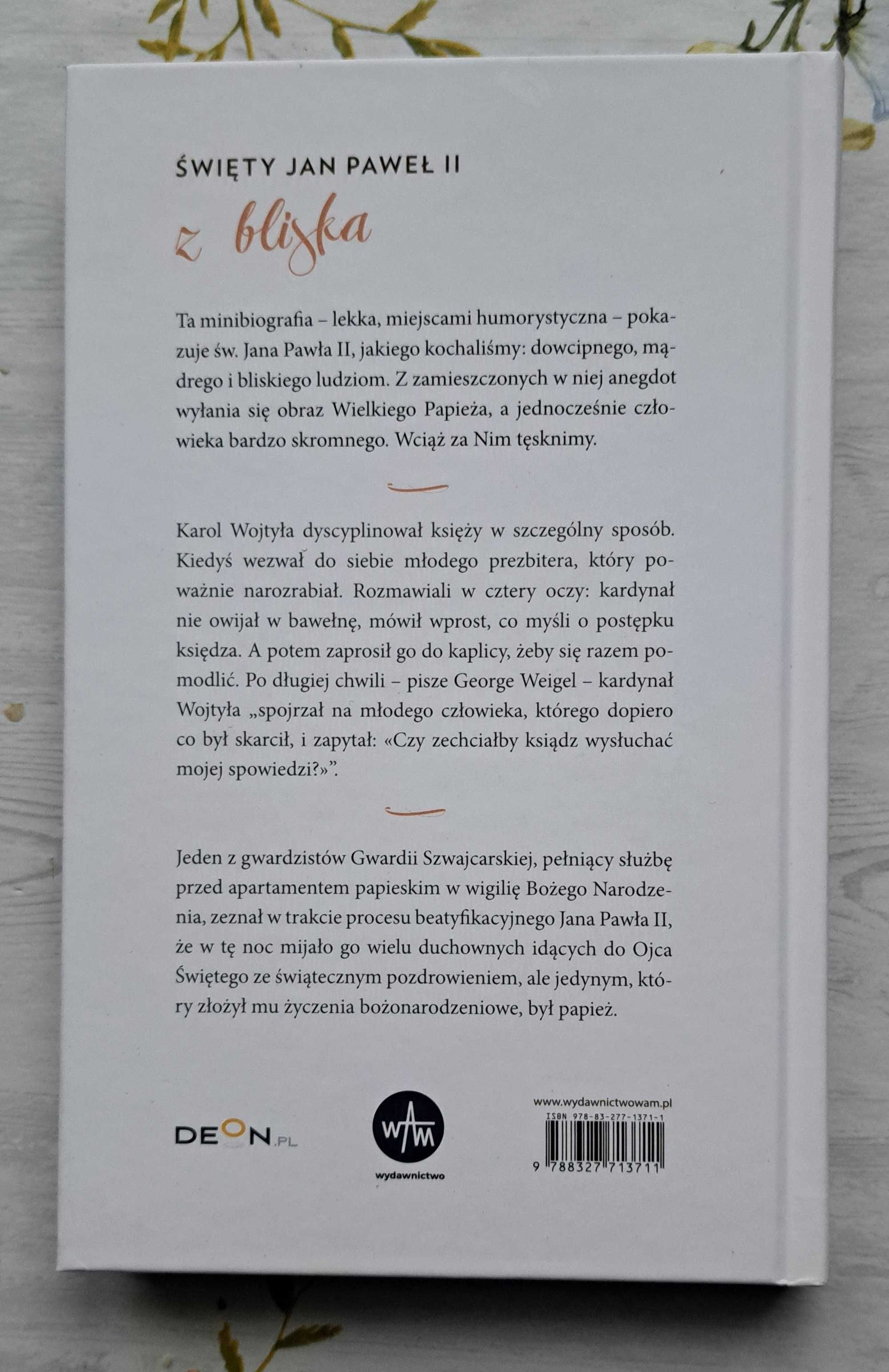 Książka Kwiatki św. Jana Pawła II NOWA