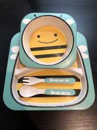 Набір дитячого посуду «Бджілка»
